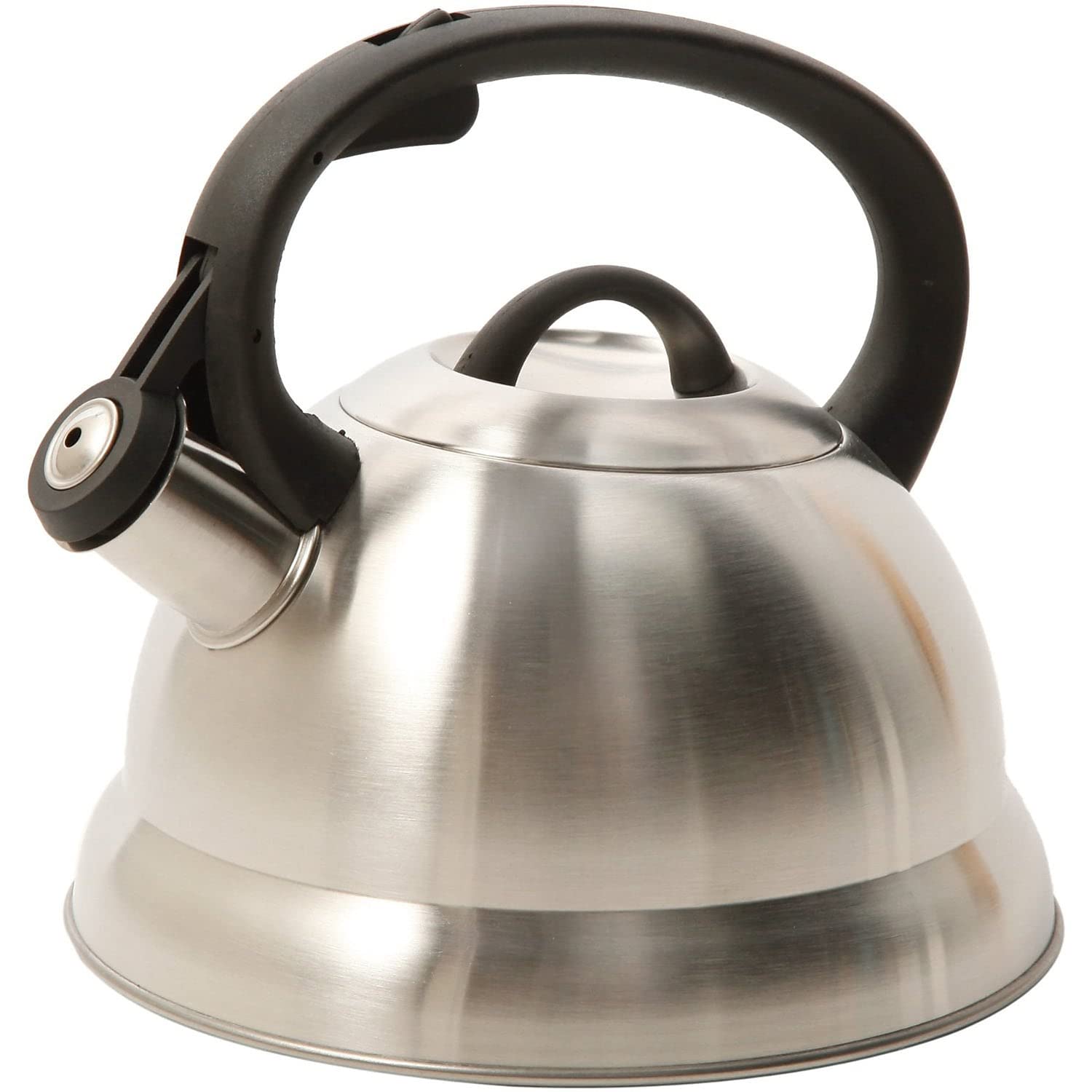 Mr. Coffee Flintshire 1.75-Quart Whistling Tea Kettle Stainless Steel (91407.02) (93586562M)