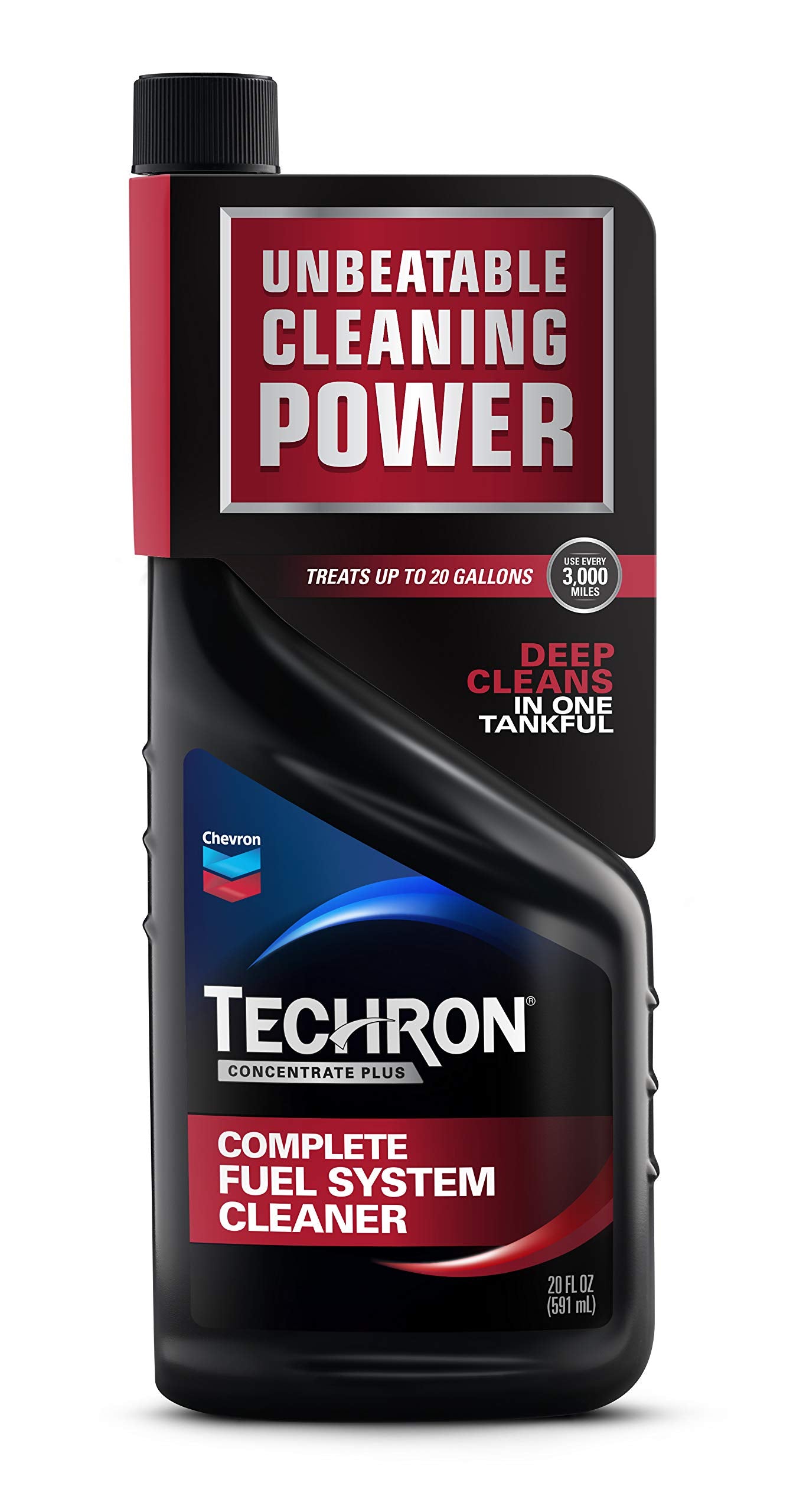 Chevron 65740 Techron Concentrate Plus Fuel System Cleaner, 20 Fl-Ounce