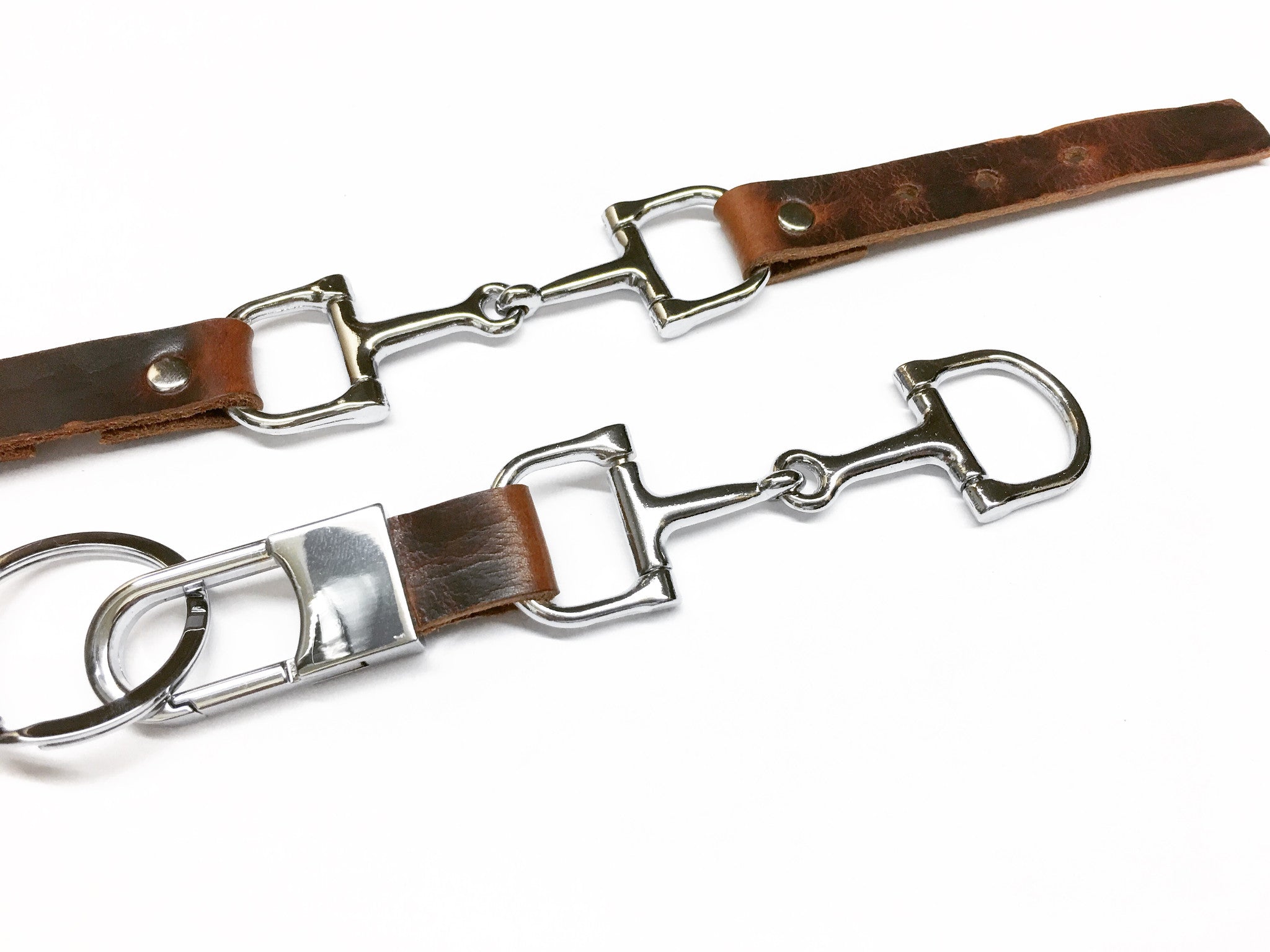 Equestrian Horse Bit Key Chain and Purse Charm