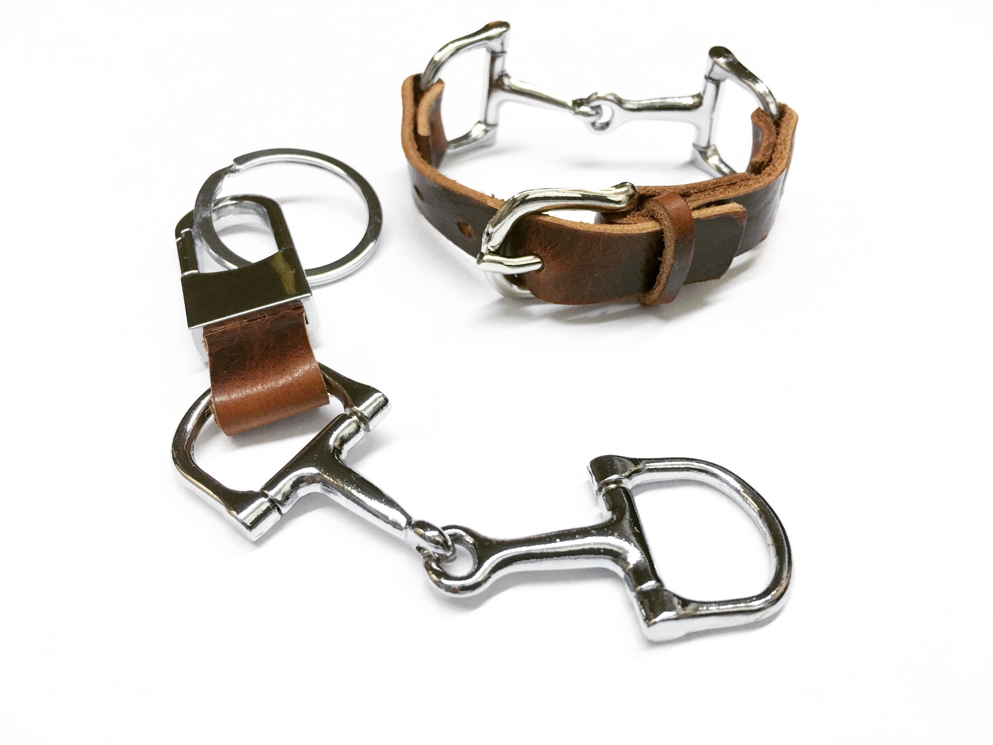 Equestrian Horse Bit Key Chain and Purse Charm