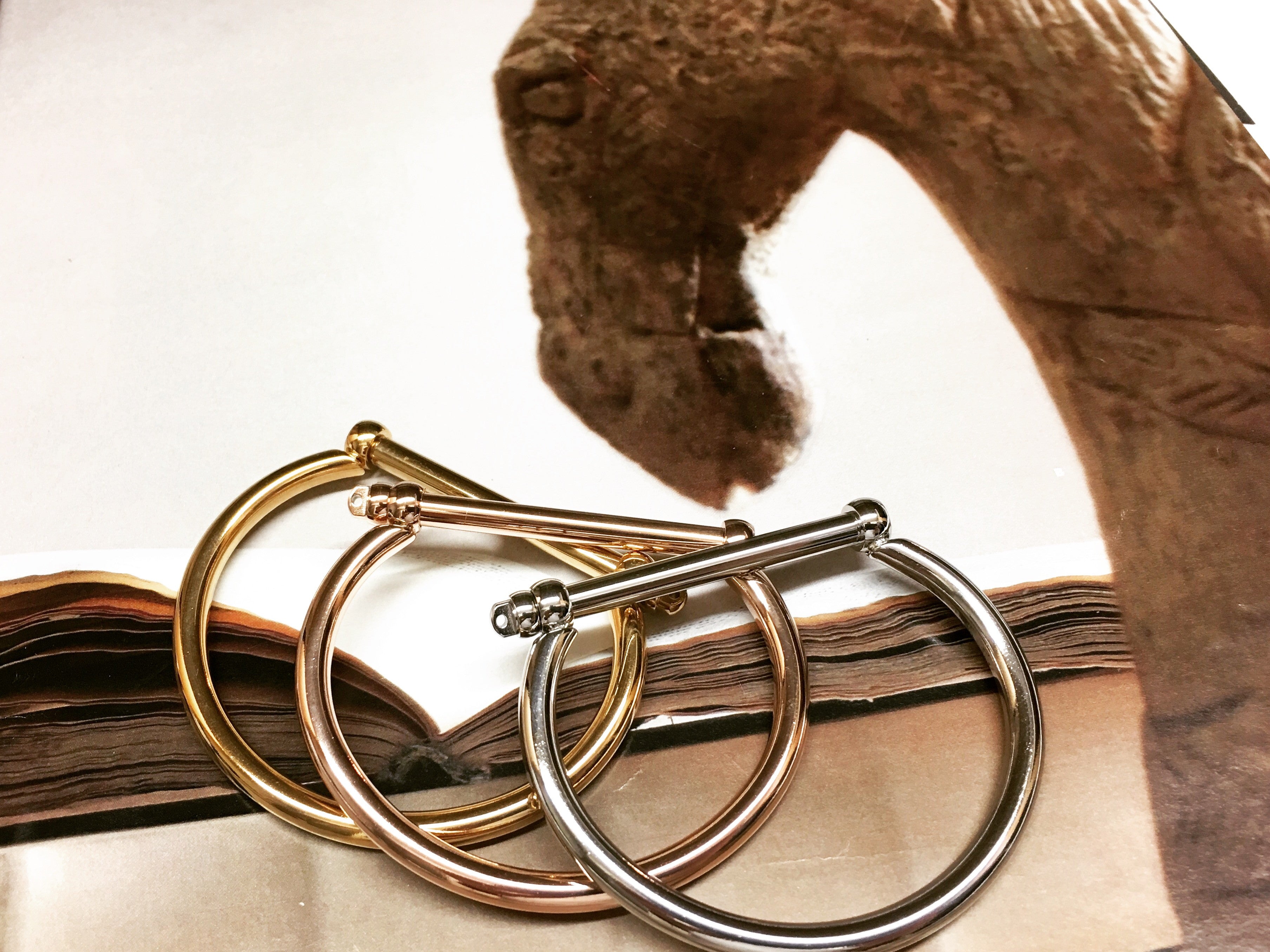 Equine Horseshoe Cuff