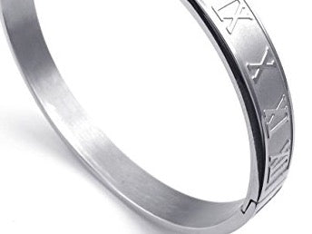 Roman Numeral Cuff Bracelet