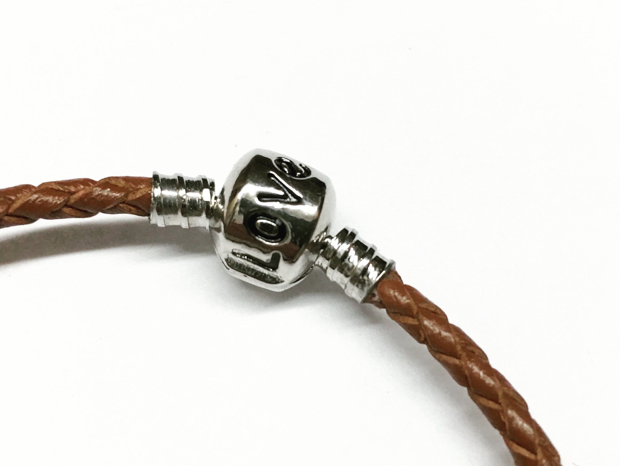 Equestrian Baided Leather Bracelet