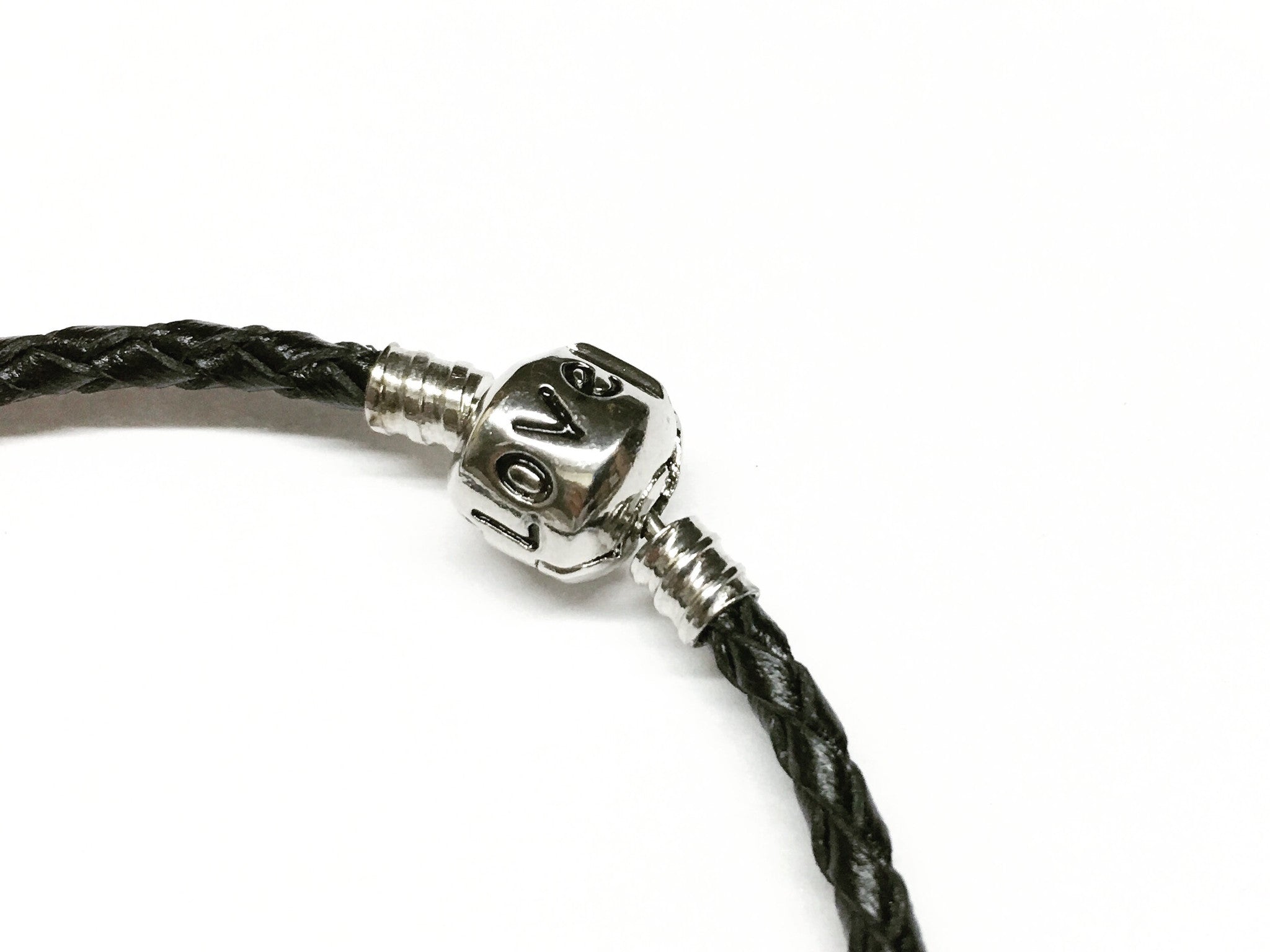 Equestrian Baided Leather Bracelet