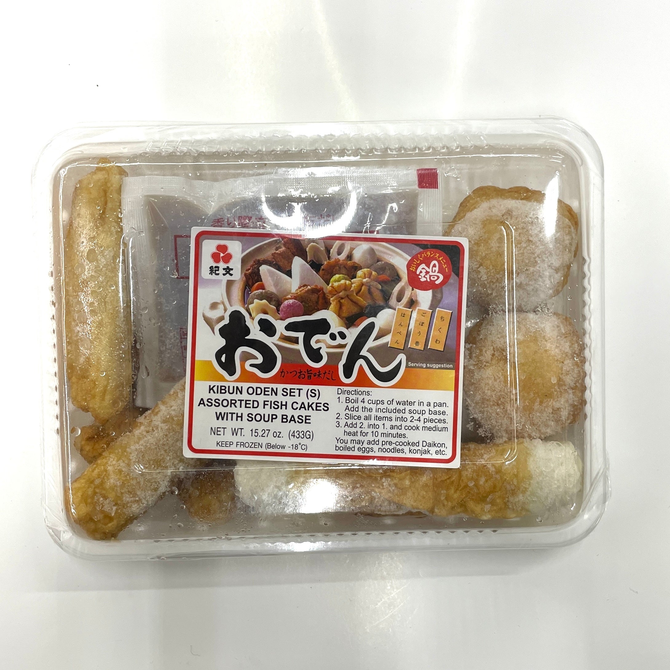 [Kibun] Oden Set Assorted Fish Cakes w. Soup Base / ?? ?? ?? ?? (433g)