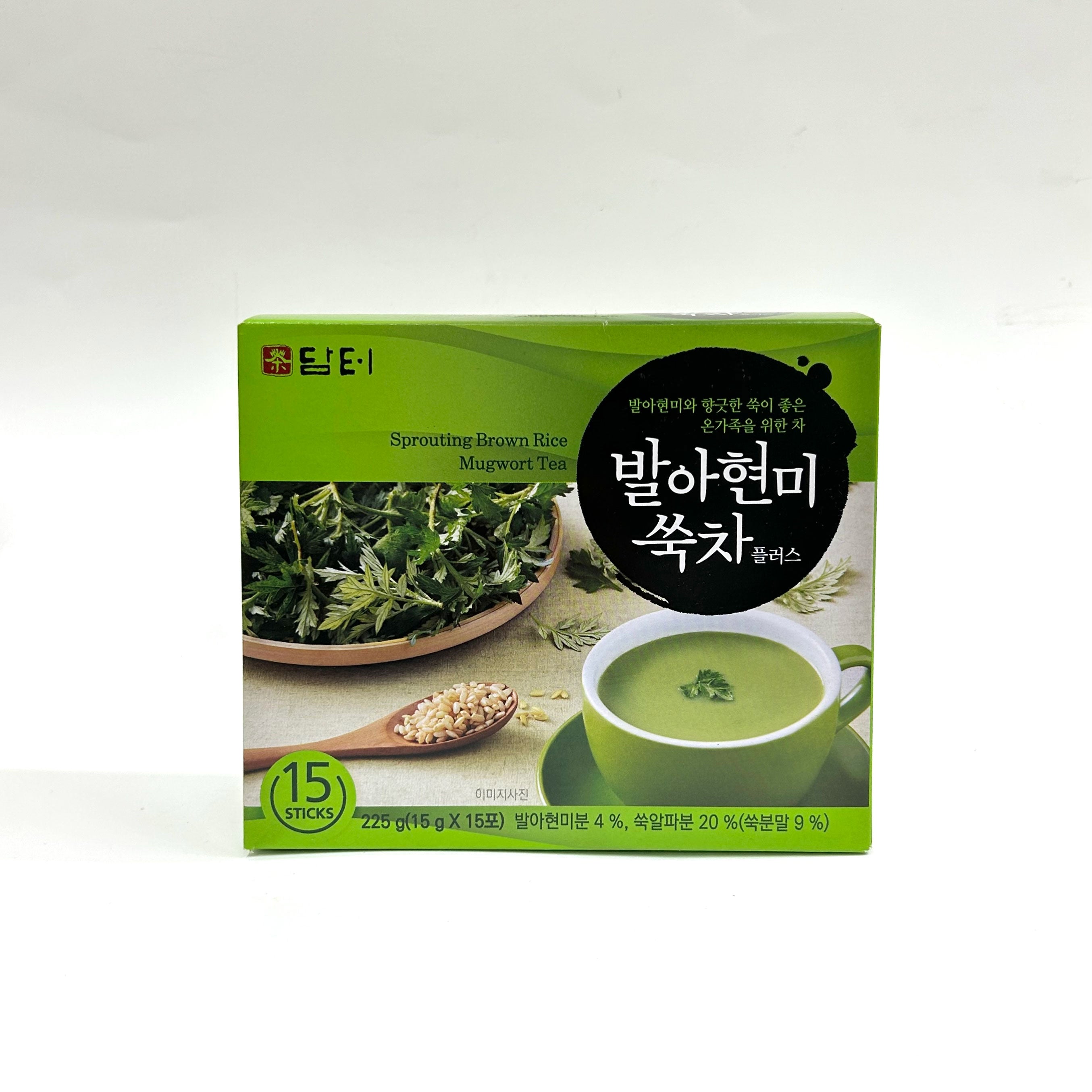 [Damtuh] Sprouting Brown Rice Mugwort Tea / ?? ?? ?? ?? ???(15sticks/box)