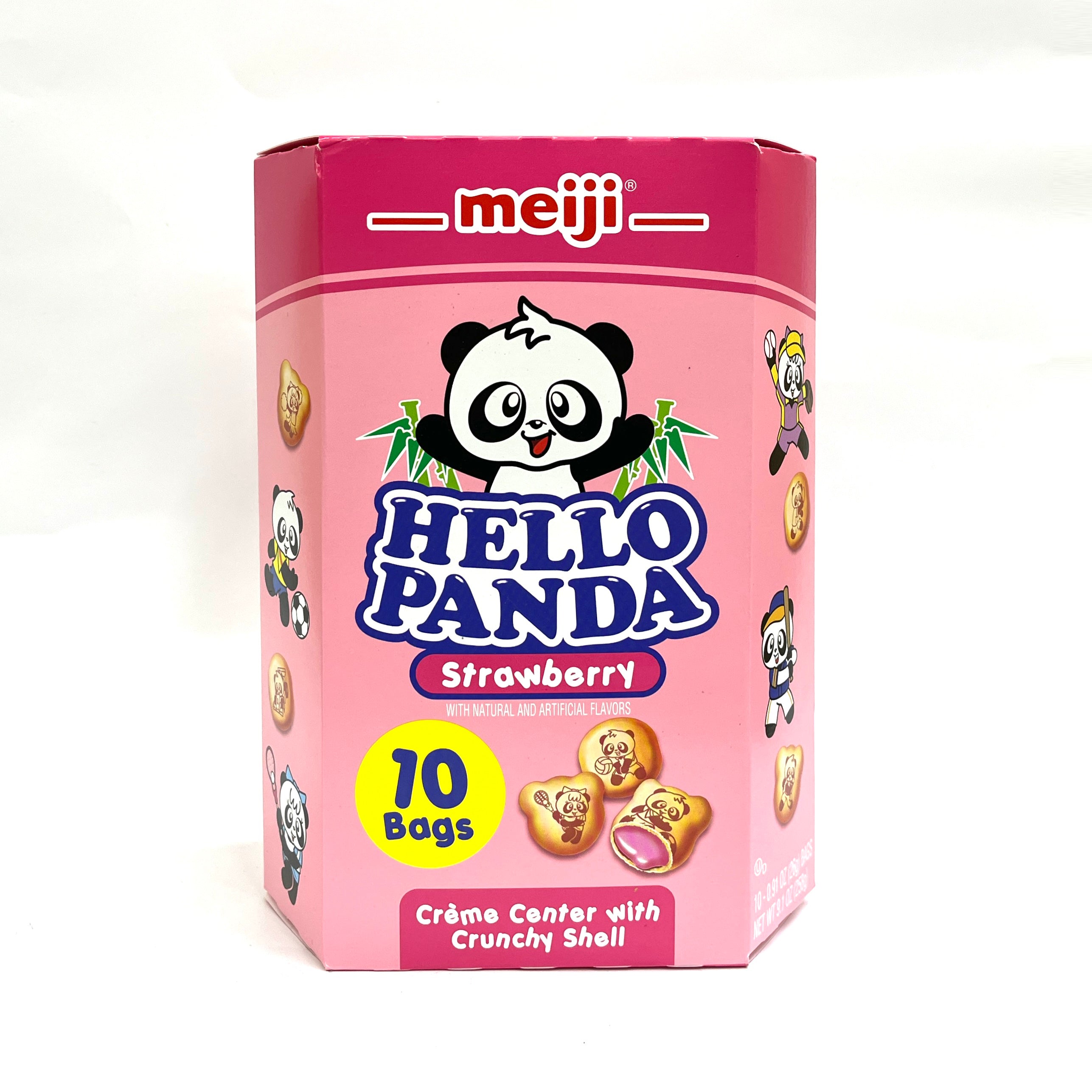 [Meiji] Hello Panda Snack Strawberry Flavor / ??? ?? ?? ?? ?? ? (10bags)