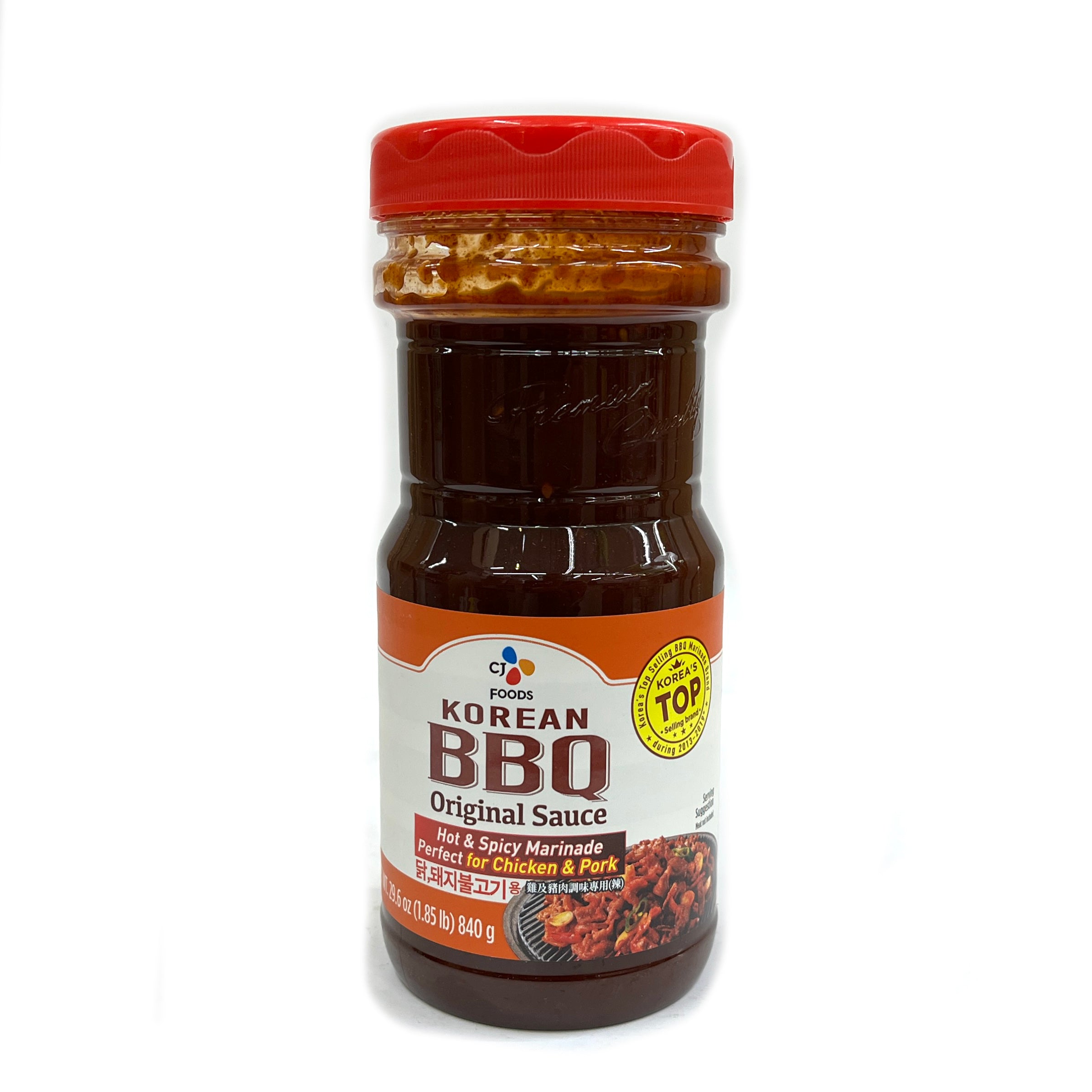 [CJ] Korean BBQ Original Sauce Hot & Spicy Marinade for Chicken & Pork / CJ BBQ ? ?? ??? ?? ?? (840g)