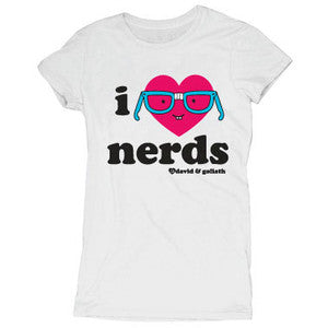 D&G I Love Nerds Junior Garment Dyed Tee