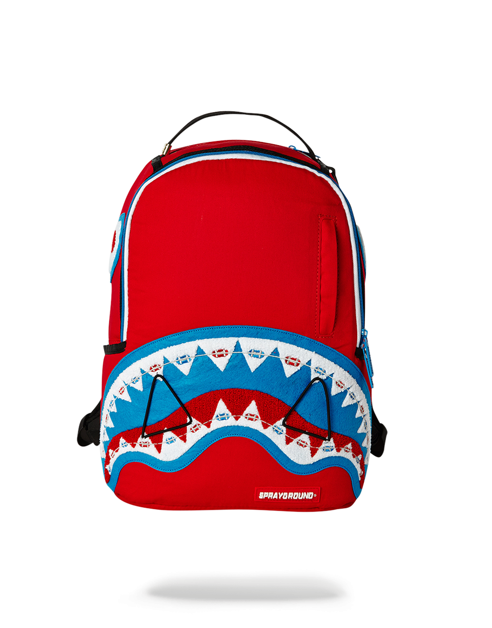 LIL BRACES SHARK (RED)