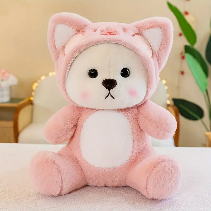 Pink Bear Plushie