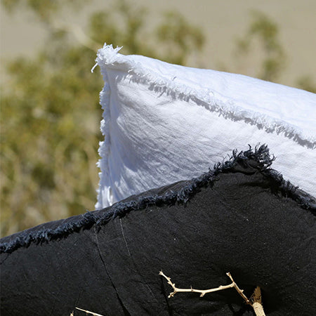 high end linen cushion cover