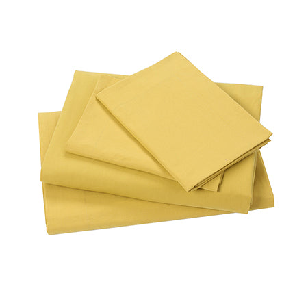 misted yellow sheet set