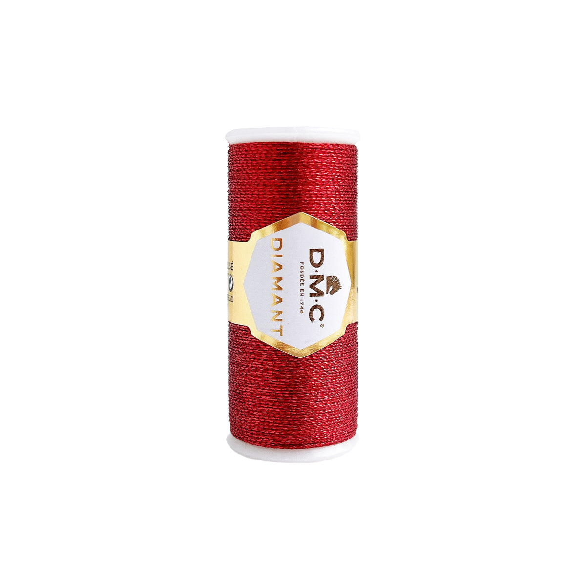 Red Ruby Diamant Metallic Thread by DMC