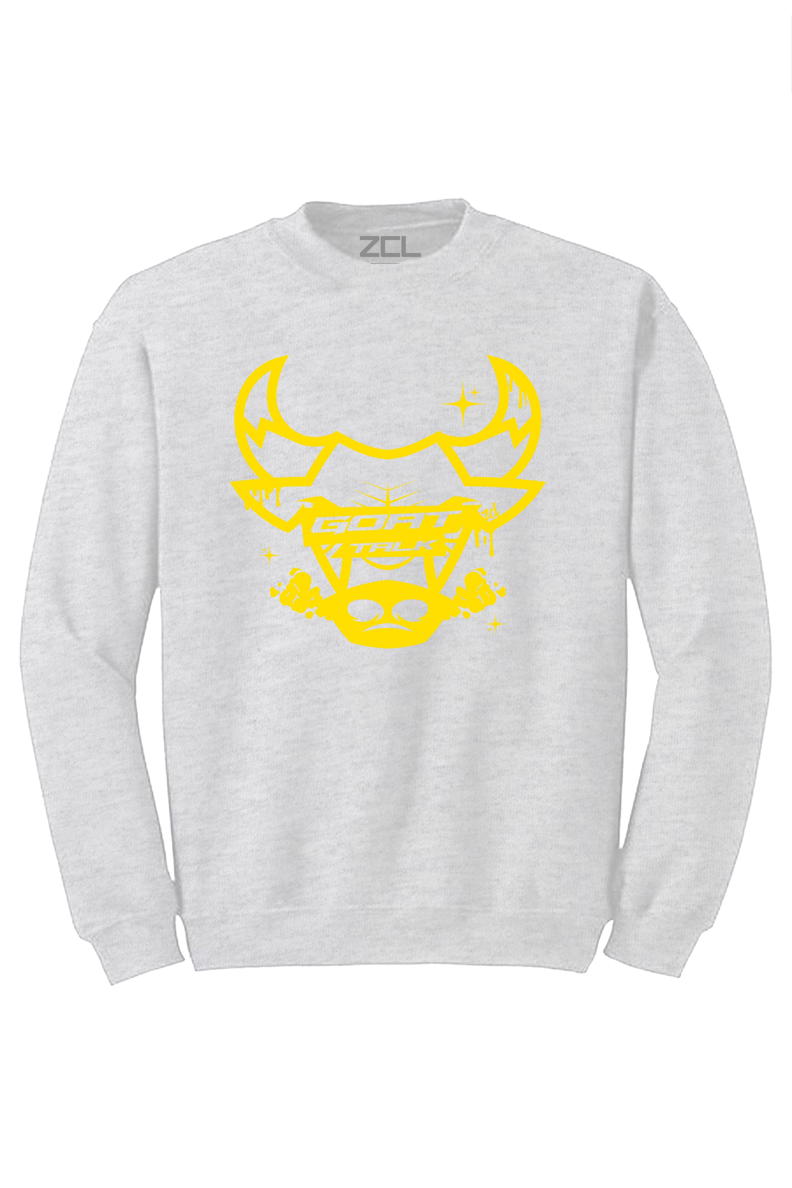 Goat Talk Crewneck Sweatshirt (Yellow Logo)