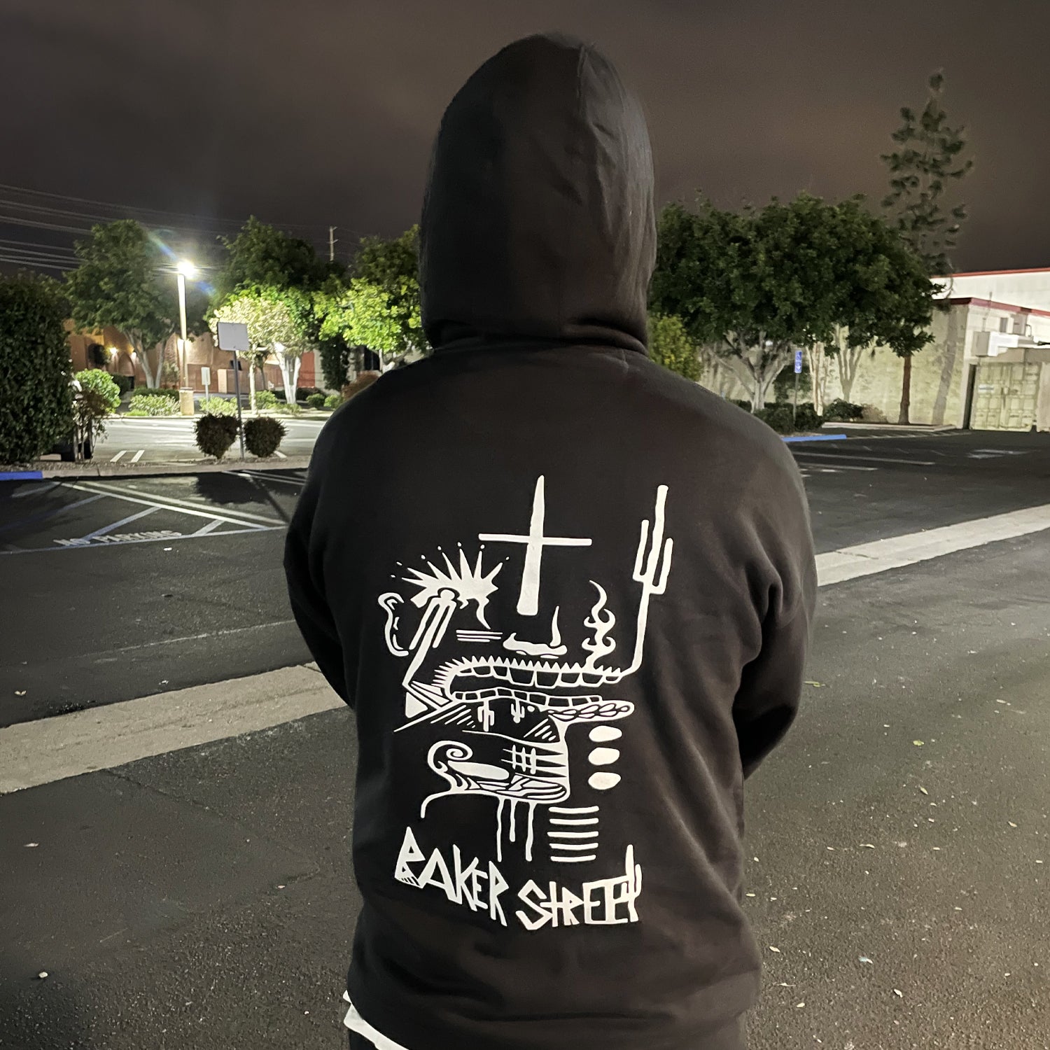 Baker Street x dal0n Hoodie | Black