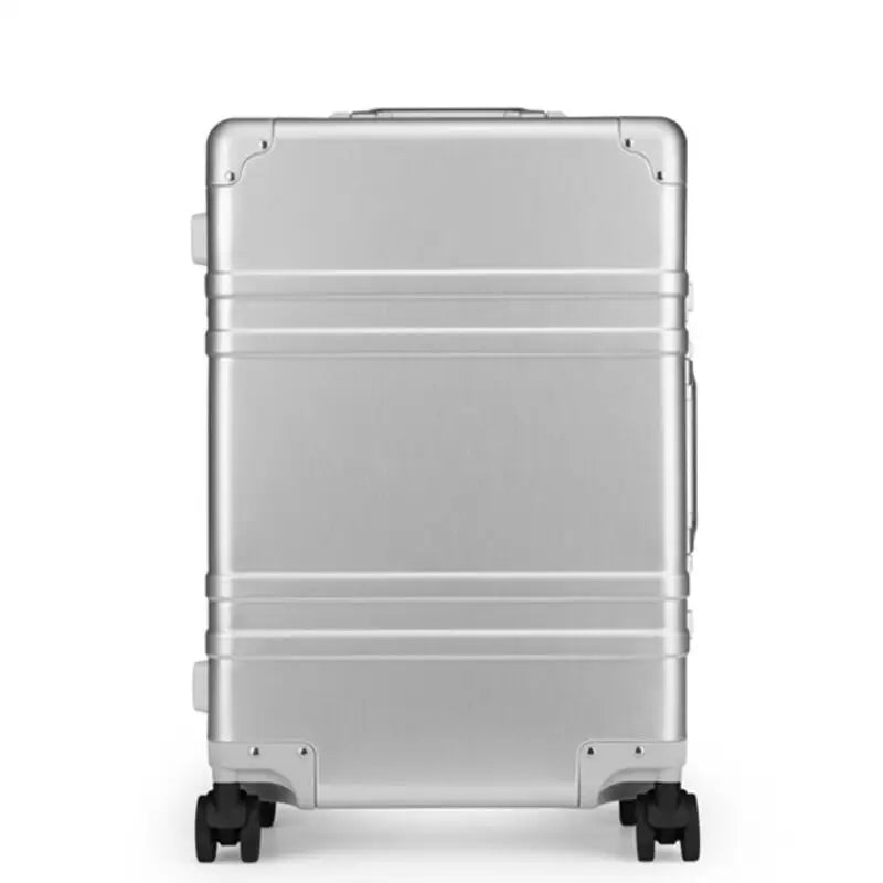 Unisex Aluminium Cabin Size Carry On Travel Suitcase Trolley Bag