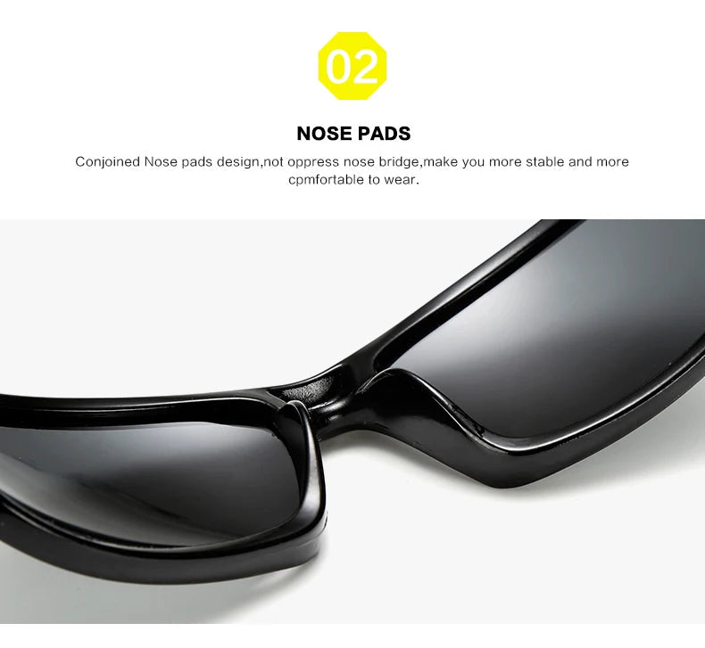 Men and Women Night Vision Anti-glare UV400 Lens Driving Sunglasses