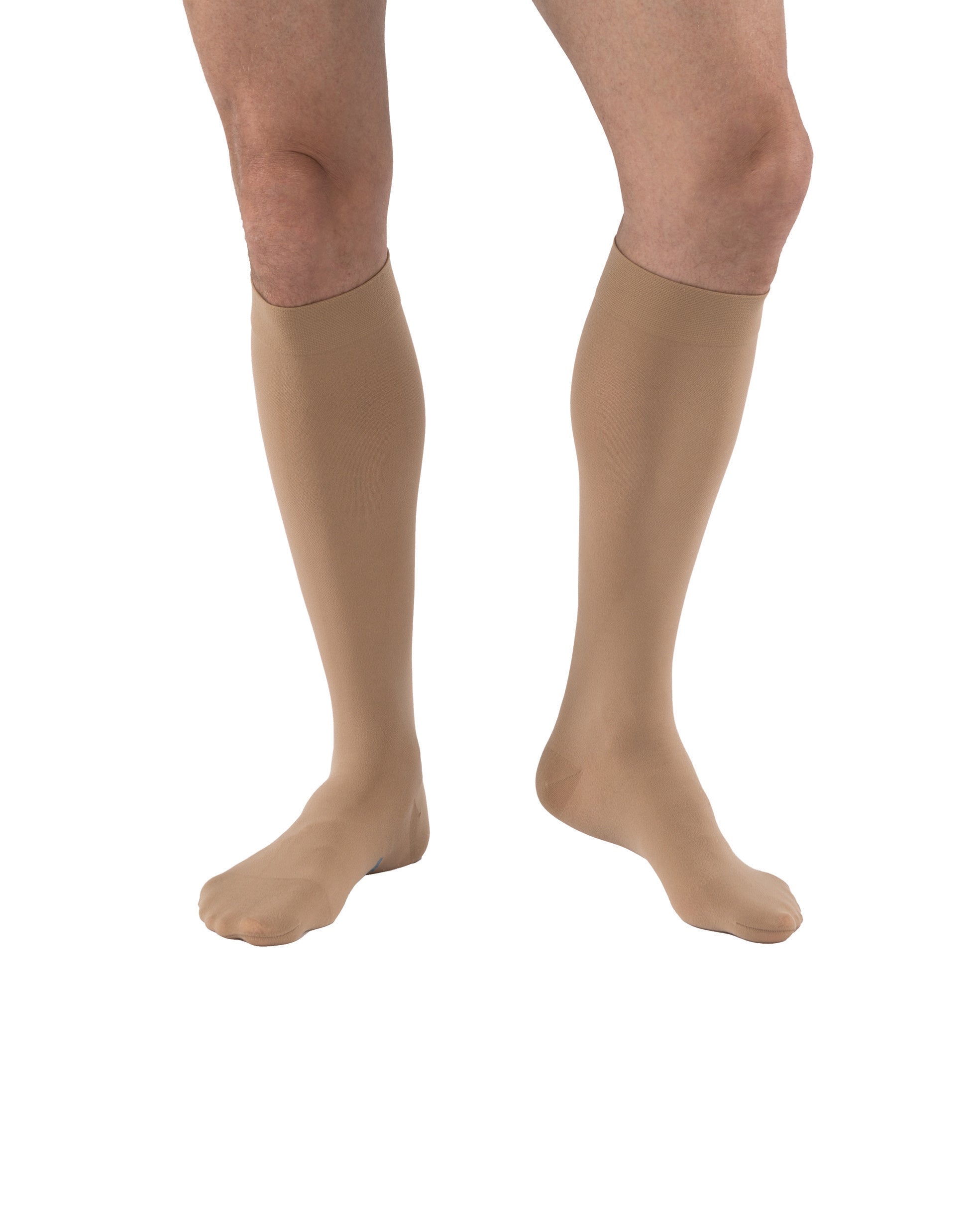 JOBST Relief Compression Knee High Socks, 15-20 mmHg Light Support for Leg Pain Relief , Closed Toe