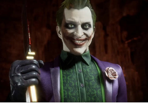 Hallowitch Costumes Men's Adult Cosplay The Joker Costume Set , Mortal Kombat 11 -Hallowitch Costumes Sales Shop