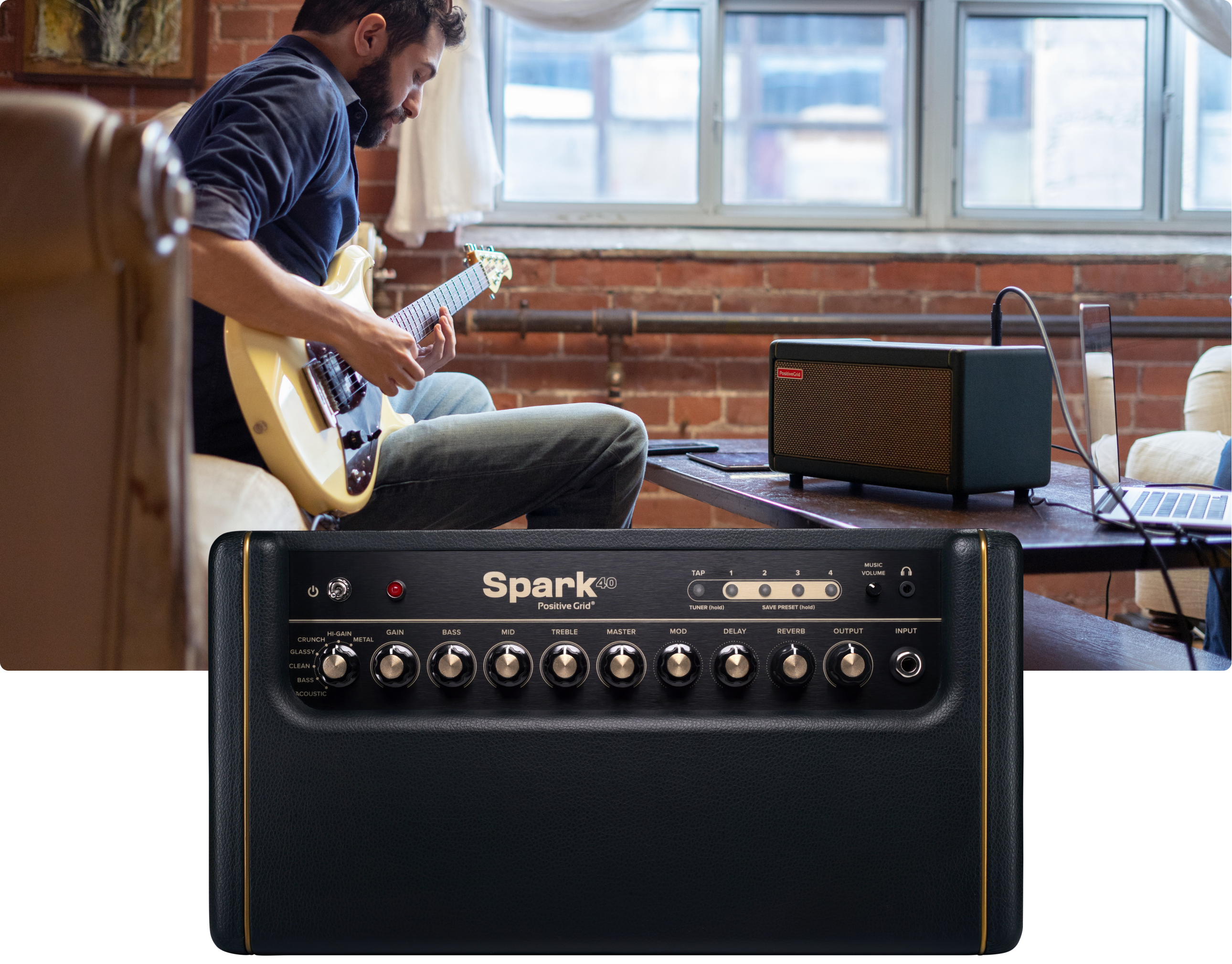 One amp for acoustic and electric guitar best sale