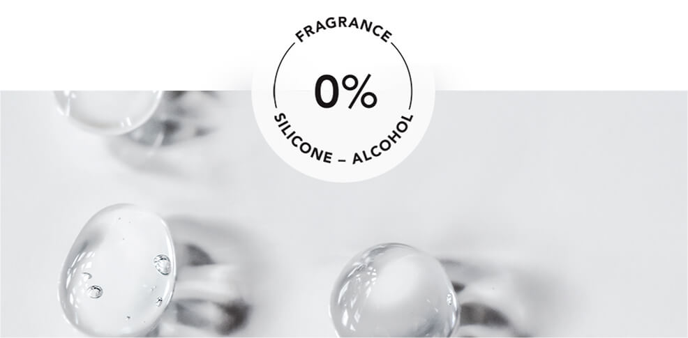 0% alcohol - fragrance - silicone