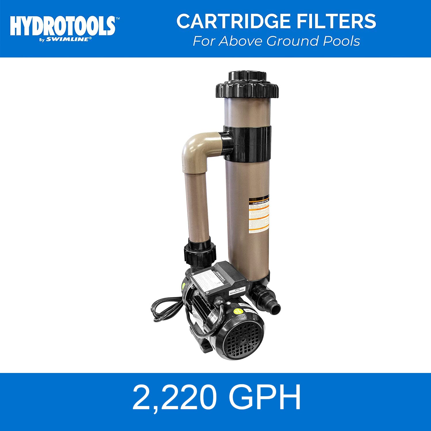  Model 70026 Complete 0.33 HP Cartridge Type Filter System 