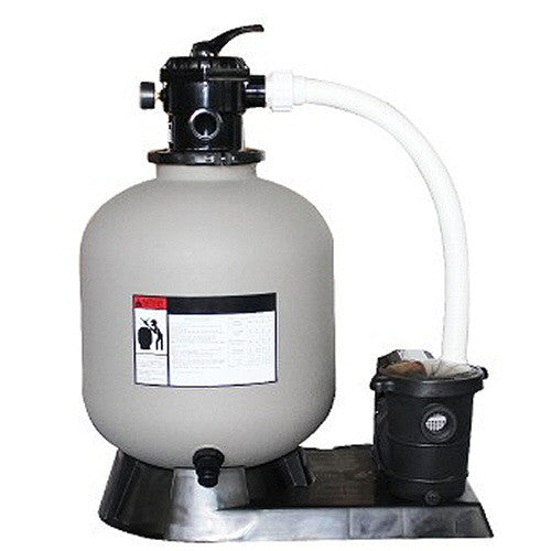  Model 72220 Complete 2.0 HP, 4980 GPH, 22" Tank Sand Filter System 