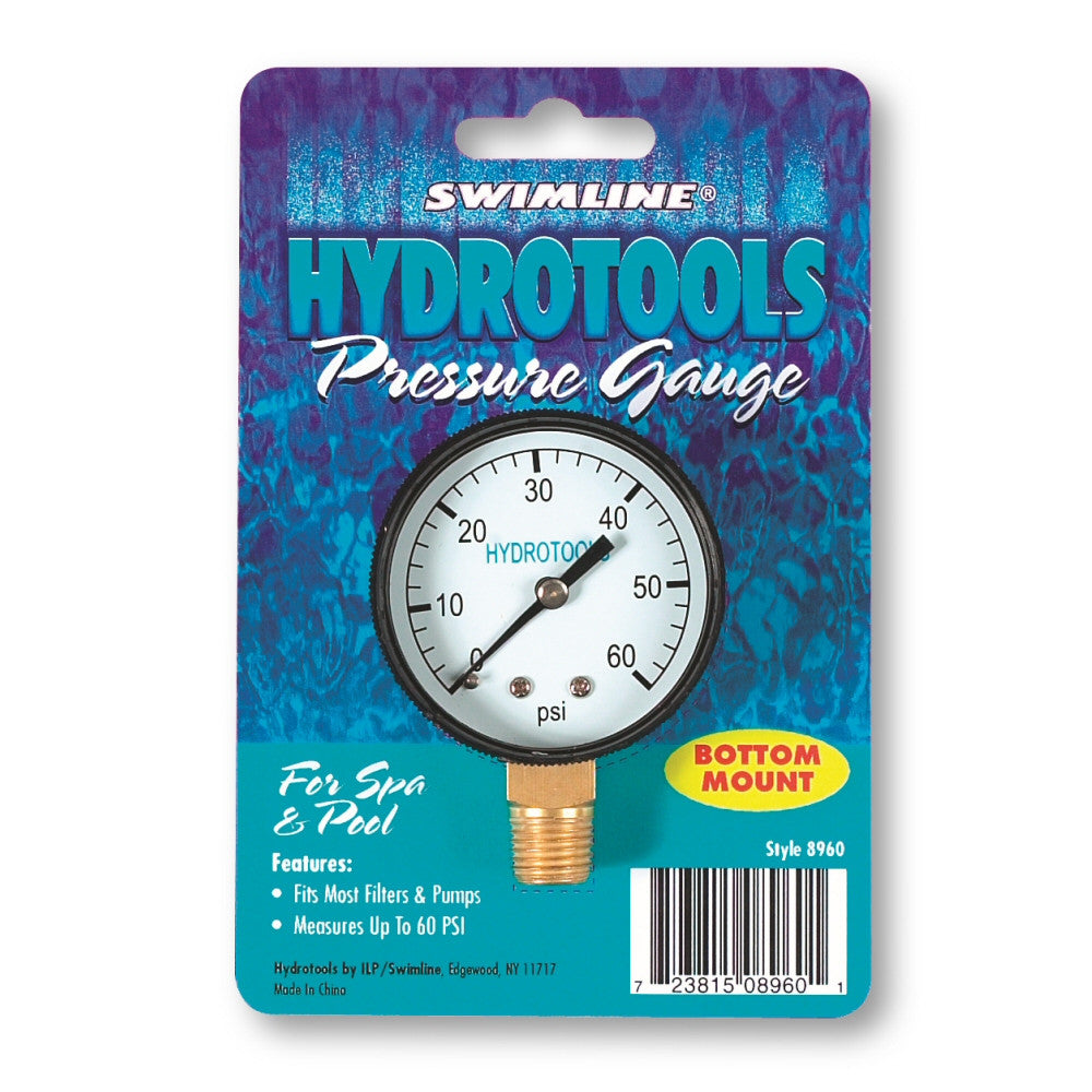  Model 8962 Bottom Mount Pressure Gauge 0-60 PSI Range 