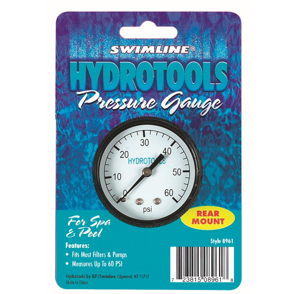  Model 8963 Rear Mount Pressure Gauge 0-60 PSI Range 