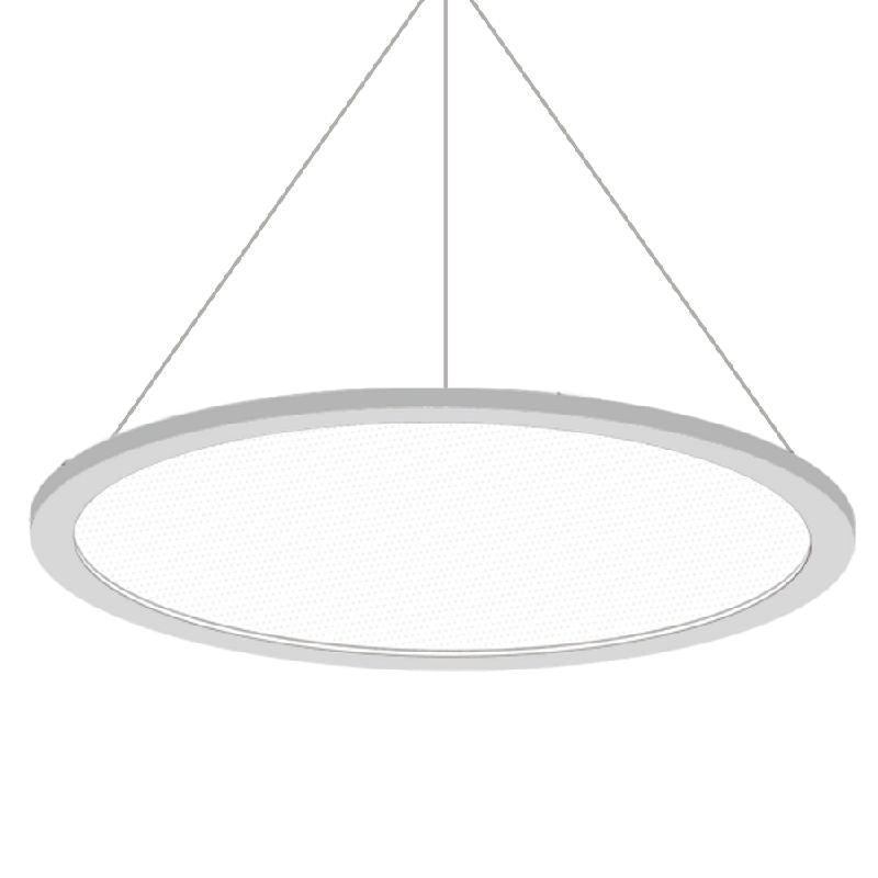 Westgate SRPL-40W-50K-D LED Suspended Up/Down Clear Round Panel Light - White