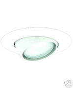 Elco 120v EL518 White Eyeball Trim for Recessed Lights