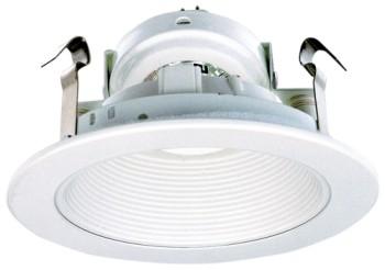 Elco EL1493W 4 Low Voltage Adjustable Step Baffle Trim - White