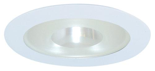 Elco EL915 4 Shower Trim with Frosted Pinhole Glass - White Ring