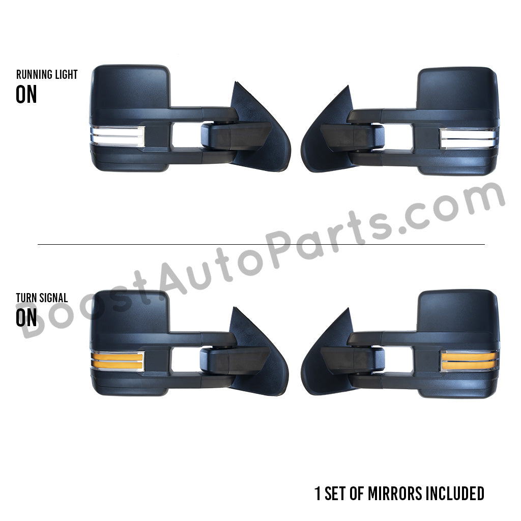 GM Style Dodge Ram 2500/3500 Tow Mirrors (1994-2002) - Style 2