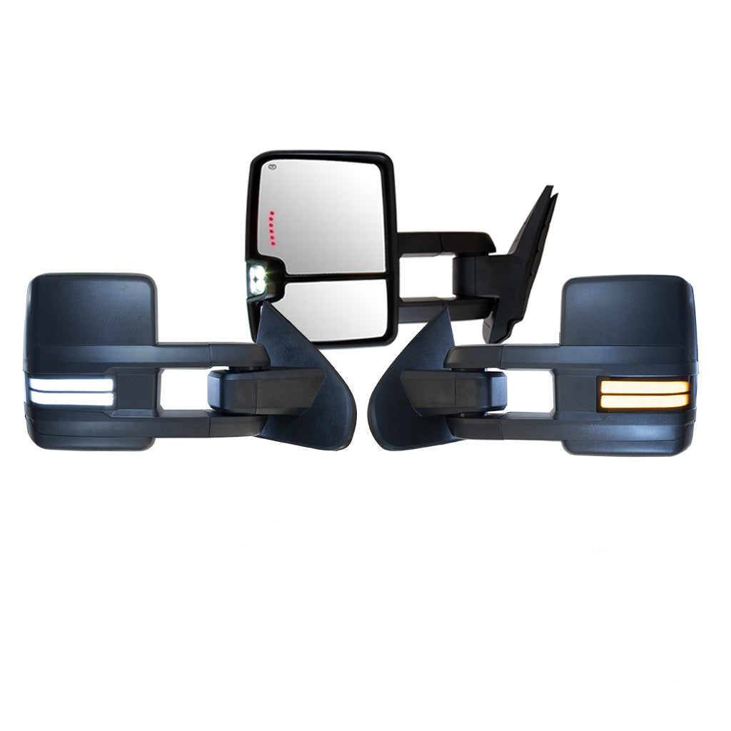 GM Style Dodge Ram 2500/3500 Tow Mirrors (1994-2002) - Style 2