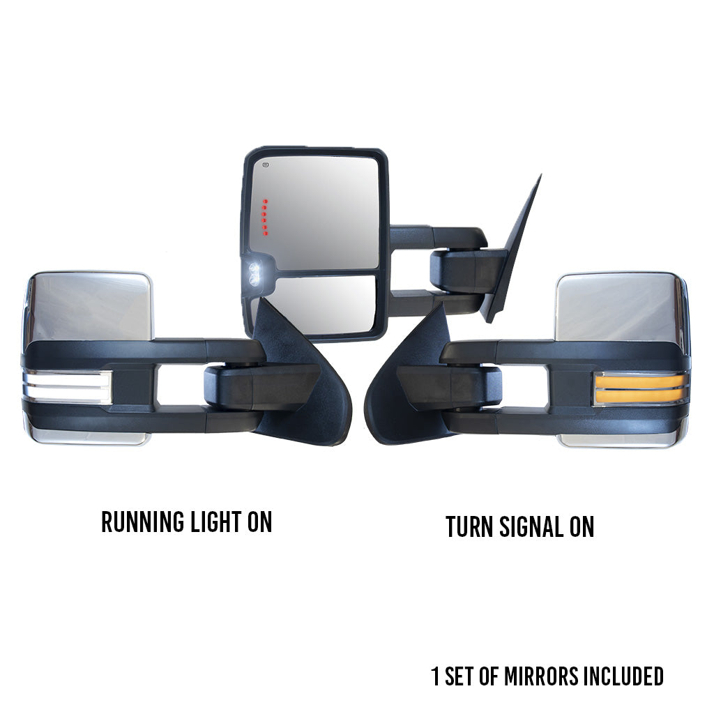 GM Style Dodge Ram 2500/3500 Tow Mirrors (1994-2002) - Style 2