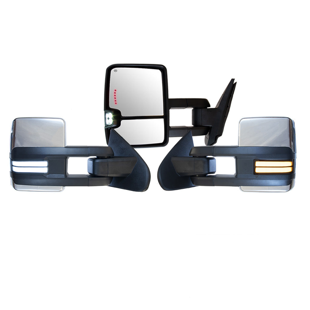 GM Style Dodge Ram 2500/3500 Tow Mirrors (1994-2002) - Style 2