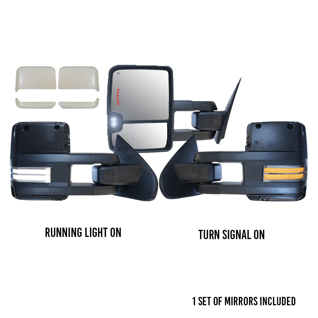 GM Style Dodge Ram 2500/3500 Tow Mirrors (1994-2002) - Style 2