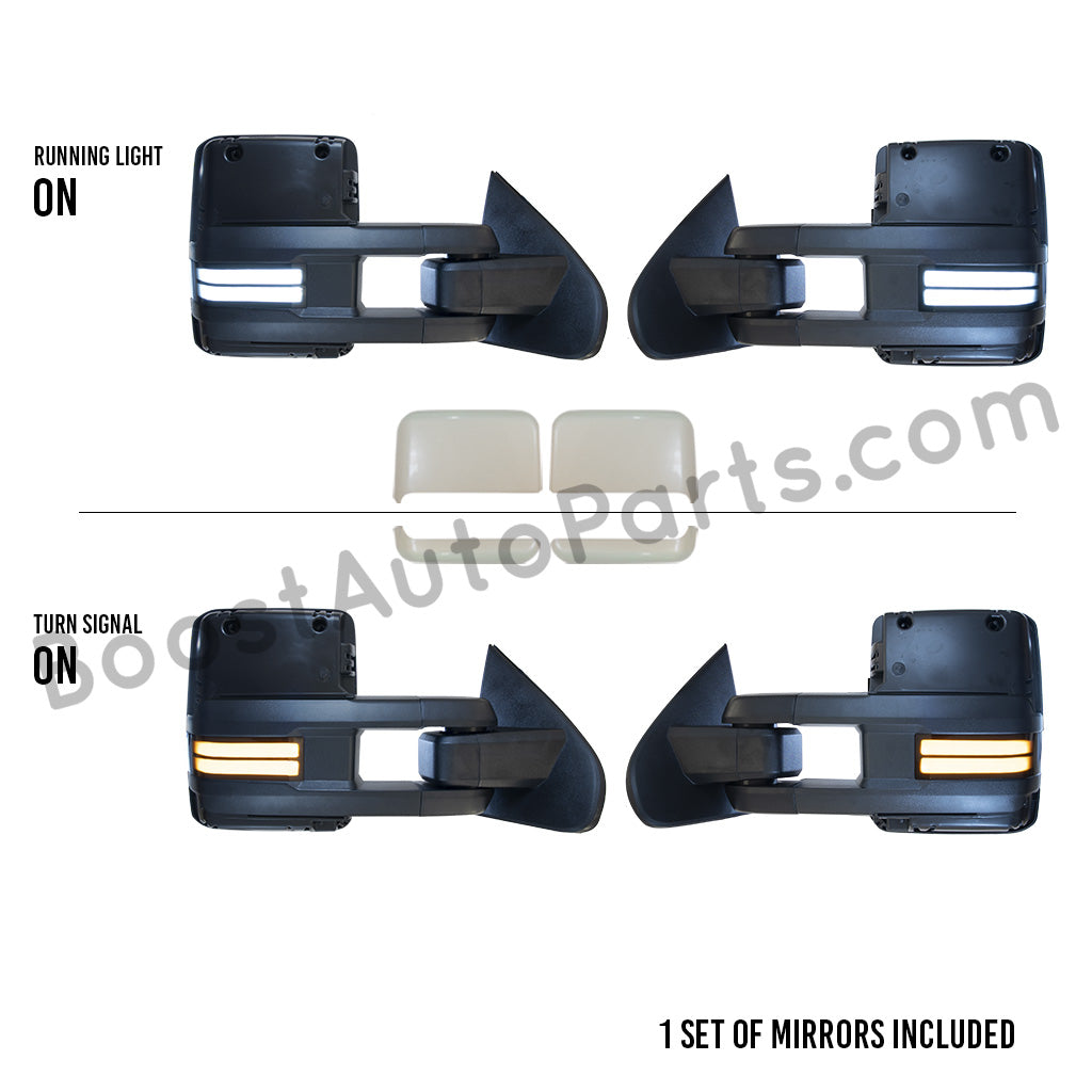 GM Style Dodge Ram 2500/3500 Tow Mirrors (1994-2002) - Style 2