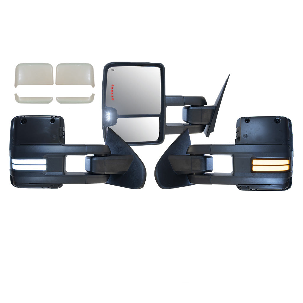 GM Style Dodge Ram 2500/3500 Tow Mirrors (1994-2002) - Style 2