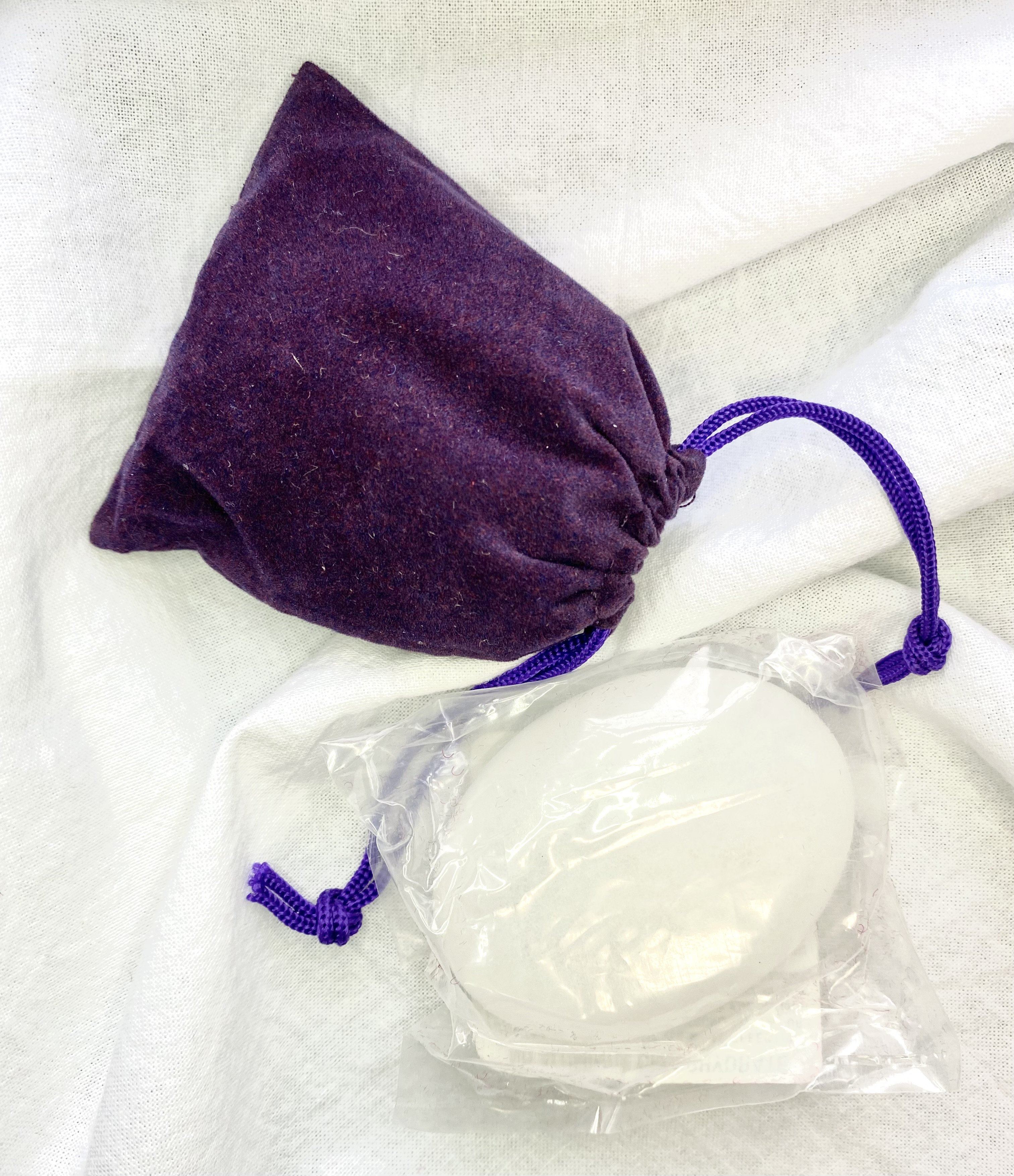 Thai Crystal Deodorant Stone with Velvet Pouch