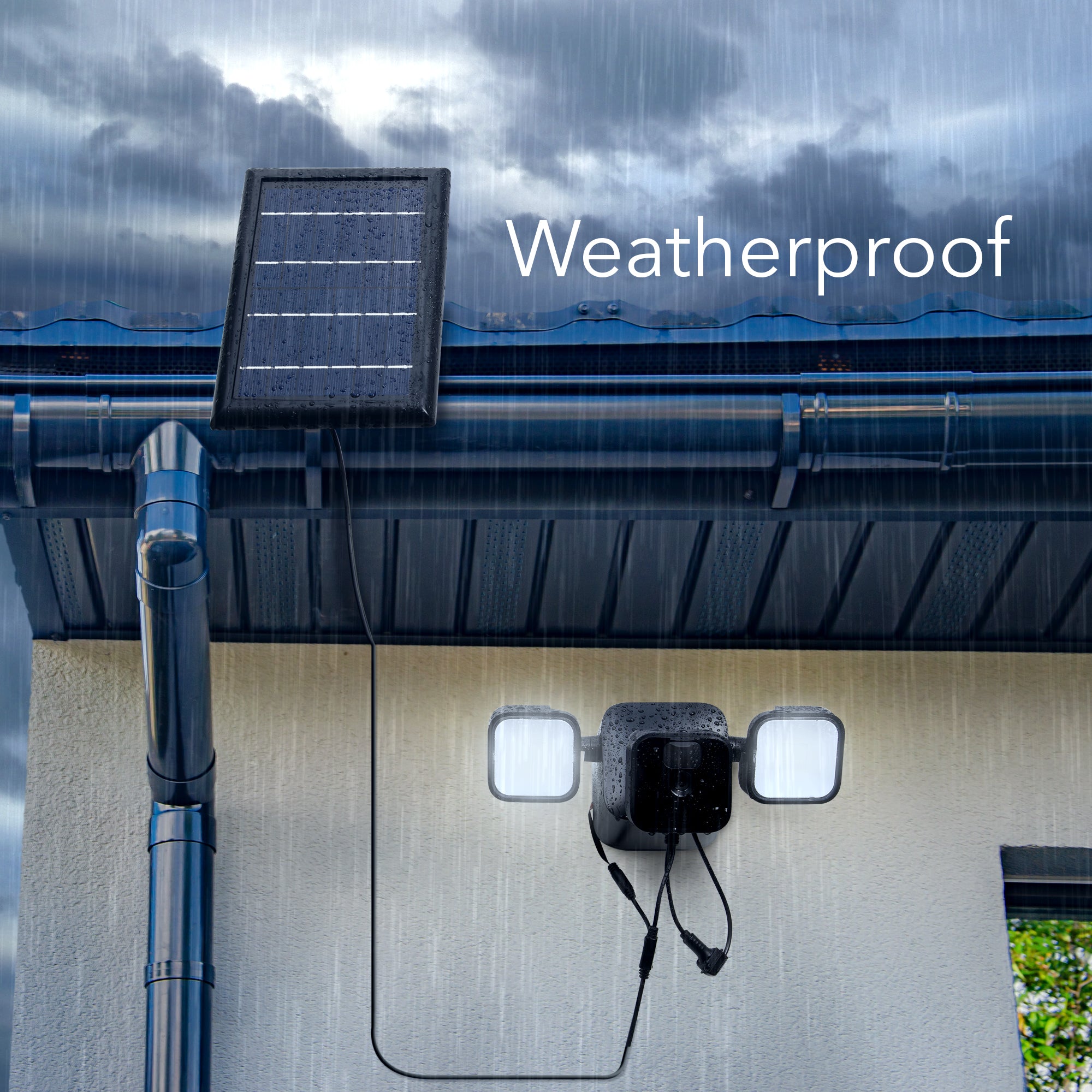 Wasserstein Solar Panel for Blink Floodlight & Outdoor Cam