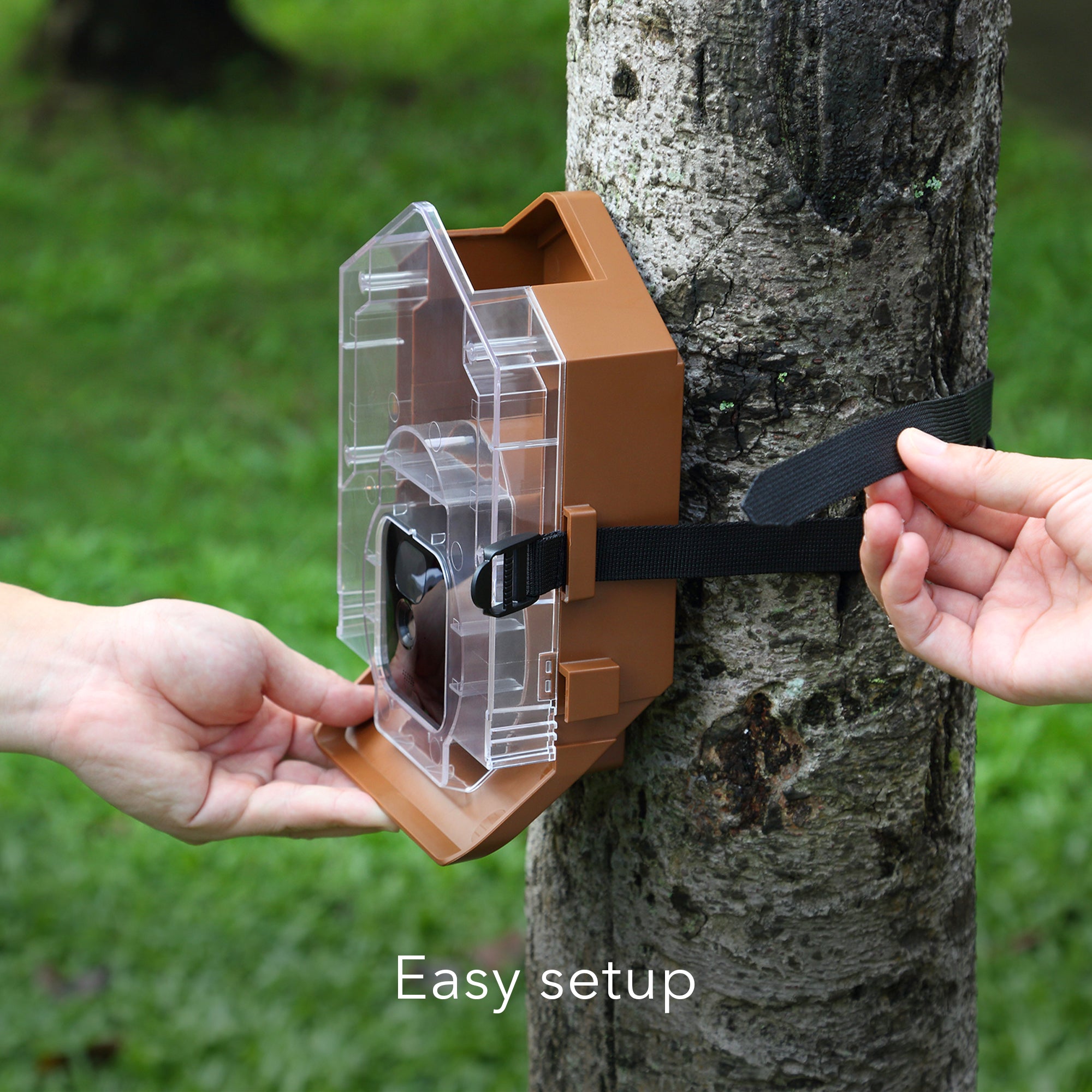 Ring Stick Up Cam (Battery) + Wasserstein Bird Feeder Camera Case Bundle