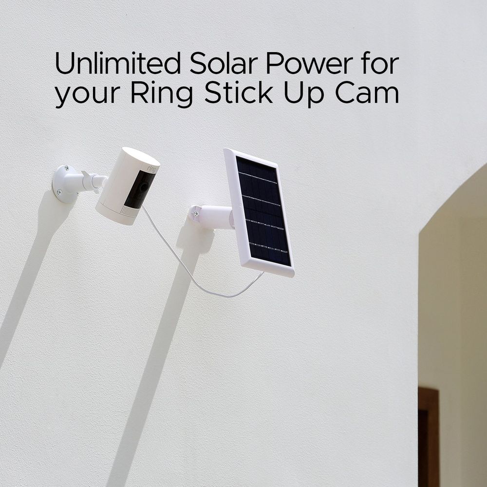 Ring Stick Up Cam Battery + Solar Panel Bundle | Brand New