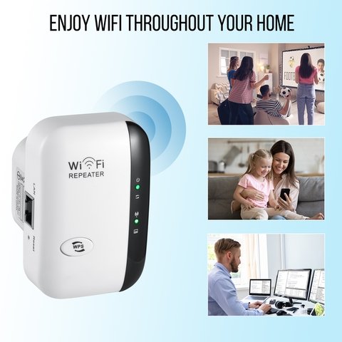 Dartwood Wi-Fi Extender & Booster | Coverage up to 1000 sq.ft | Up to 10 Devices