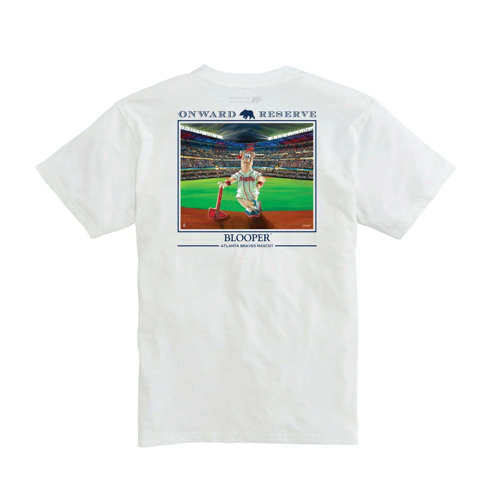 Atlanta Braves Blooper Tee WHITE