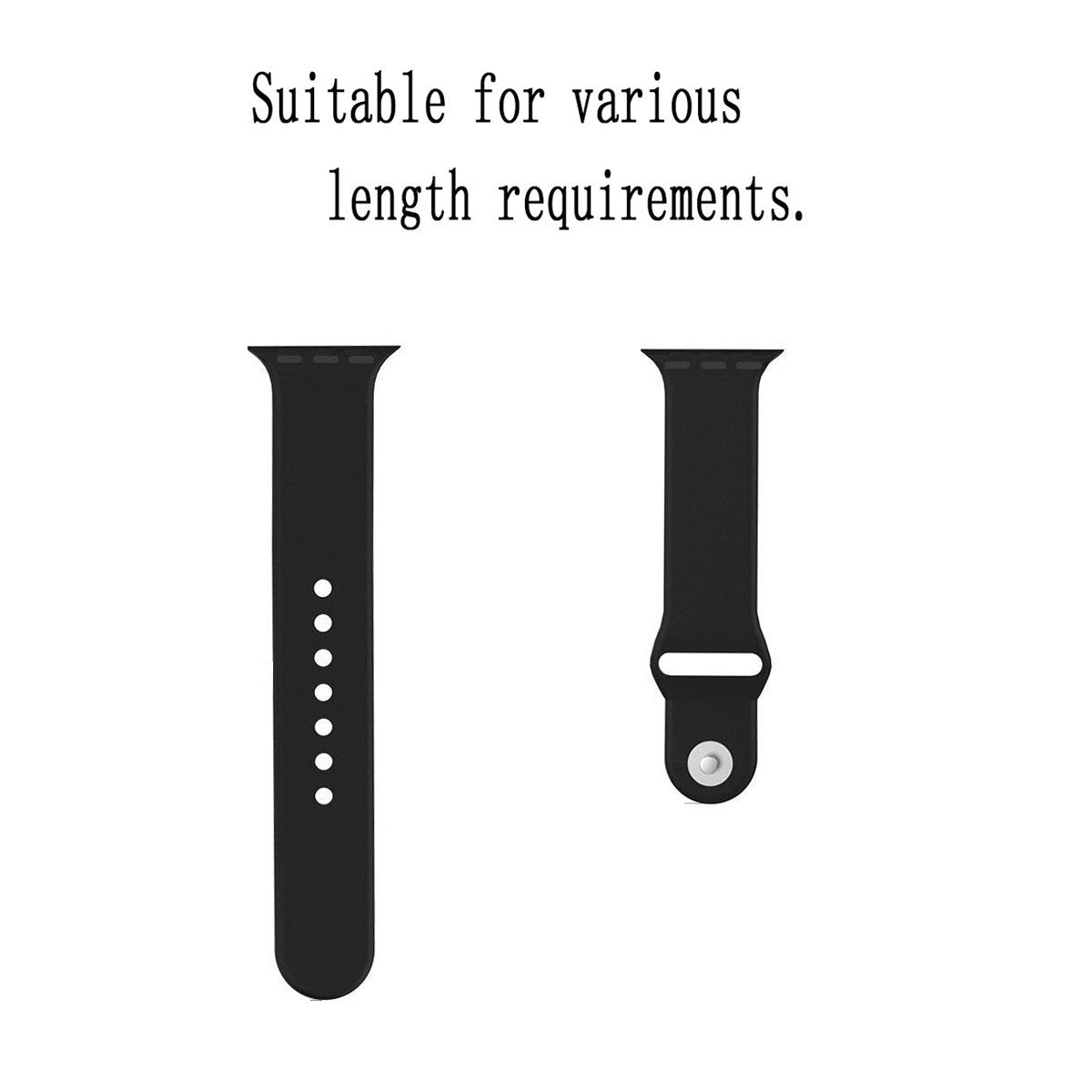 Navor Replacement  Sport Soft Silicone Strap Band Compatible with Apple Watch 49mm 45mm 44mm 42mm