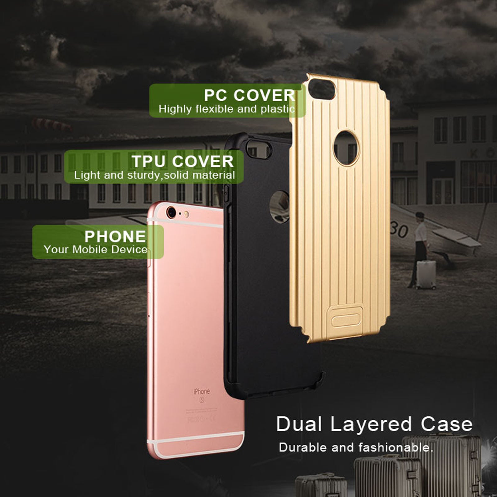 NAVOR Kario Groove Dual Layer Protective Case for 4.7-inch iPhone 6s / 6