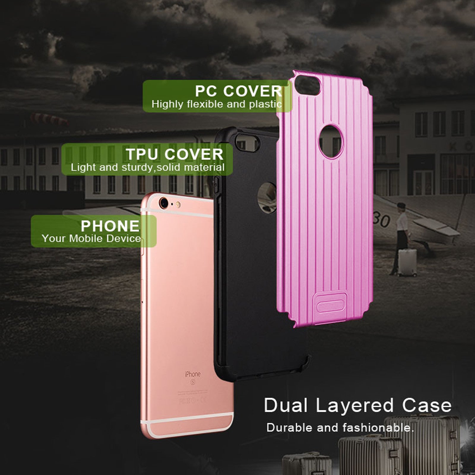 NAVOR Kario Groove Dual Layer Protective Case for 4.7-inch iPhone 6s / 6